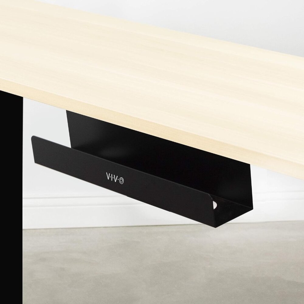 NIB VIVO Under Desk Cable Management tray DESK-AC06-1C metal office storage